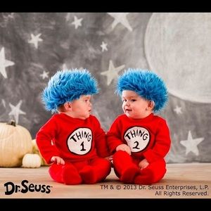 Pottery Barn Thing 1 and 2 Halloween Costume